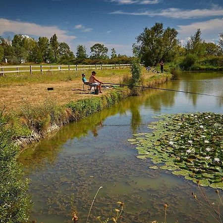 Mobilhome L'Oasis Camping Le Clos Cottet アングル エクステリア 写真