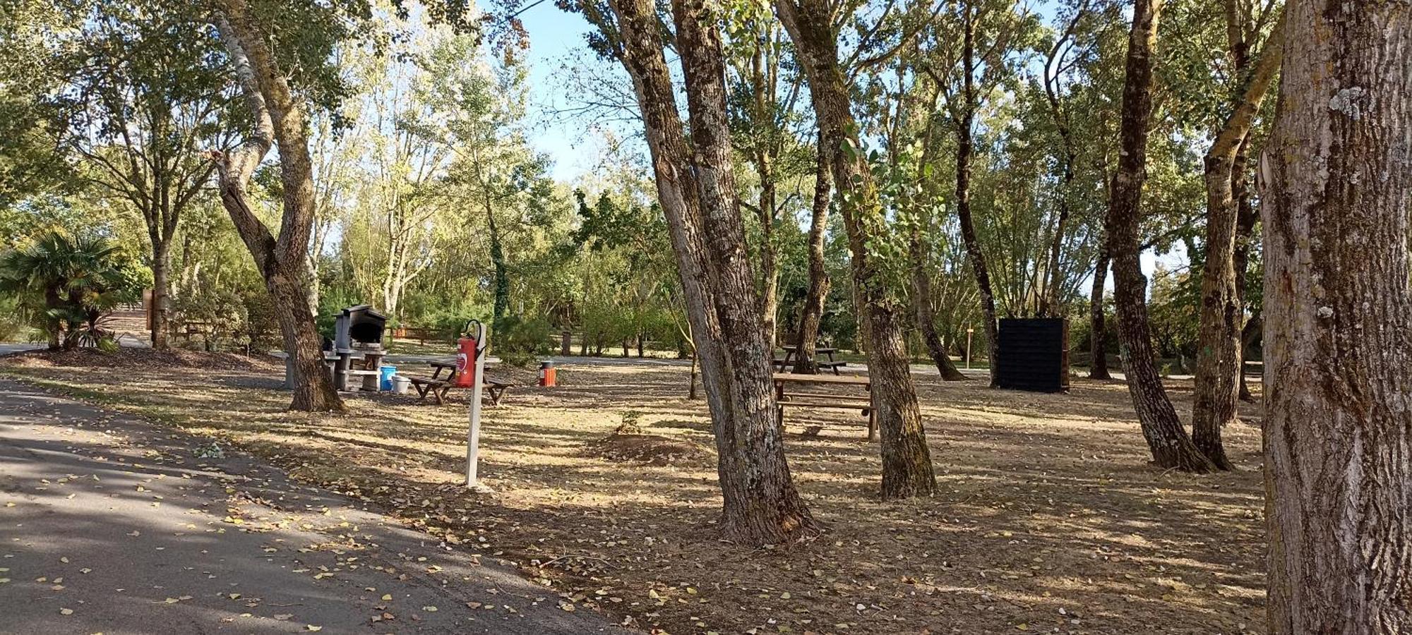 Mobilhome L'Oasis Camping Le Clos Cottet アングル エクステリア 写真