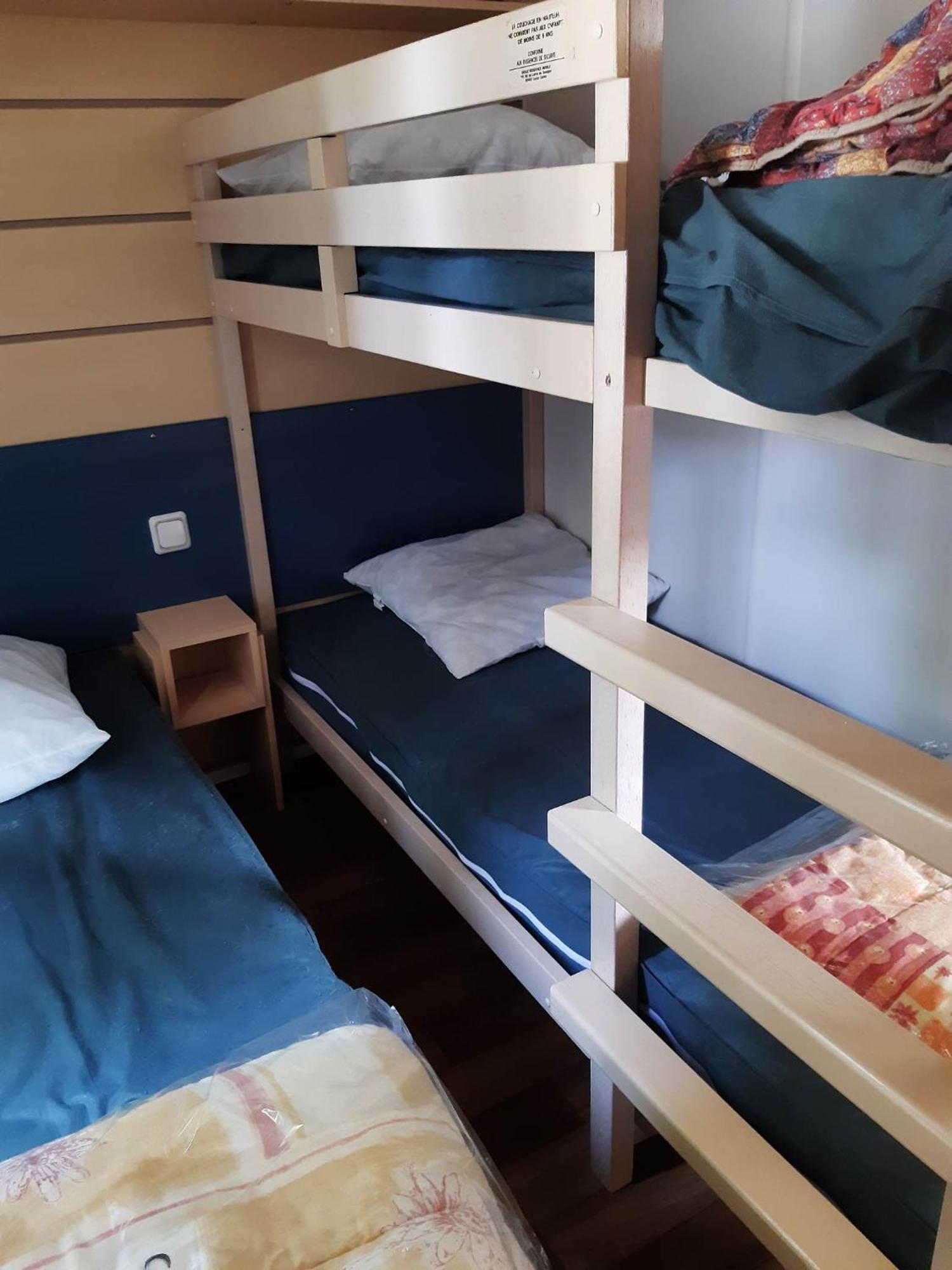 Mobilhome L'Oasis Camping Le Clos Cottet アングル エクステリア 写真