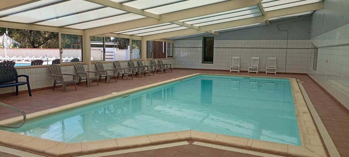Mobilhome L'Oasis Camping Le Clos Cottet アングル エクステリア 写真